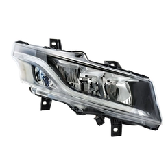 FAROL PRINCIPAL DE LED COM REGULAGEM DE ALTURA ELÉTRICA E LUZ DIURNA SEM MÓDULO DO IVECO LADO DIREITO - FARO153-D-DIP