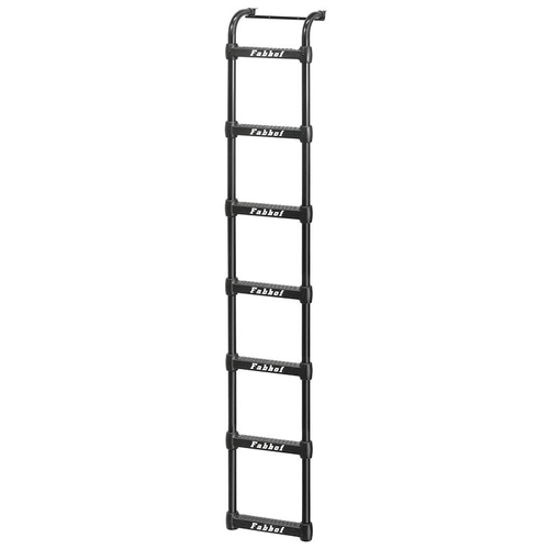 ESCADA PRETA COM 7 DEGRAUS DE 2260MM PARA CABINE DO IVECO - ESCA31