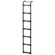 ESCADA PRETA COM 7 DEGRAUS DE 2260MM PARA CABINE DO IVECO - ESCA31