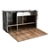 CAIXA DE COZINHA DE MADEIRA DE 1160MM X 630MM X 640MM COM 02 GAVETAS 02 ANDARES SUPORTE DE FIXAÇÃO E ACABAMENTO MADEIRADO - CXCO12C