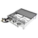 FOGAREIRO DE INOX COM MANGUEIRA REGISTRO E CHAPA COM 3 BOCAS DE 420X420X100MM DO LADO ESQUERDO - FOGA10-E