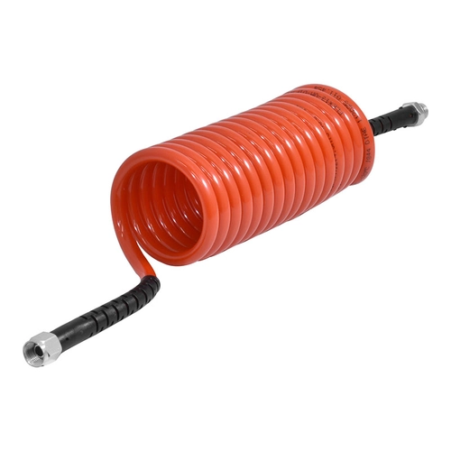 FLEXÍVEL VERMELHO DE LIGAÇÃO CARRETA/CARRETA DO SISTEMA DE AR BITREN DA RANDON COM TRAMA DE 4500MM E M16 - FLEX13-VM-DIP