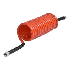 FLEXÍVEL VERMELHO DE LIGAÇÃO CARRETA/CARRETA DO SISTEMA DE AR BITREN DA RANDON COM TRAMA DE 4500MM E M16 - FLEX13-VM-DIP