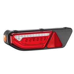 LANTERNA TRASEIRA COMPLETA DA RODOLINEA E RODOTECNICA DE LED COM DIRECIONAL E CONECTOR DE 5 VIAS DO LADO ESQUERDO - LANT178A-E