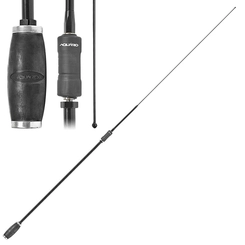ANTENA PX VIÚVA NEGRA COM 1,50M SEM PROLONGADOR COM BASE PU PRETO E BOBINA CENTRAL - ANTE08