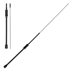 ANTENA PX MINI VIÚVA NEGRA COM 108CM PROLONGADOR E BASE PU PRETA - ANTE17
