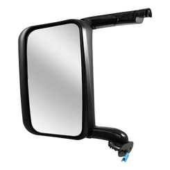 RETROVISOR PRINCIPAL MANUAL COM DESEMBAÇADOR E BRAÇO LONGO DE ALUMÍNIO DO SCANIA LADO ESQUERDO - RETR62A-E-DIP