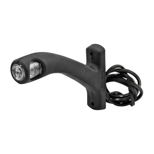 LANTERNA DELIMITADORA CORNETO PARA CARRETAS DE LED COM CHICOTE SEM CONECTOR DO LADO ESQUERDO CRISTAL - LANT204-E