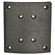 LONA DE FREIO TRASEIRA DO MERCEDES BENZ DE 200X180MM PLUS - TH/135-PLUS