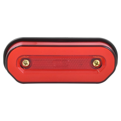 LANTERNA VERMELHA LATERAL OLOGO UNIVERSAL BIVOLT DE CONECTOR E COM LUZ DIFUSA E 12 LEDS - LANT261-VM