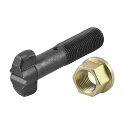 PARAFUSO ROSCA GROSSA COM PORCA DA RODA RAIADA DE M20X82MM - PARA96C