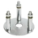 SUPORTE PARA CALOTA DE RODOAR DE MODELO HÉLICE - SUPO92F