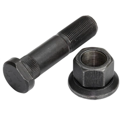 PARAFUSO ROSCA FINA COM PORCA DA RODA A DISCO DIANTEIRA DE AÇO DO IVECO DE M22X90MM - PARA211