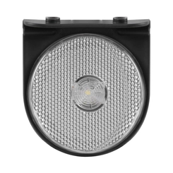 LANTERNA LATERAL CRISTAL FLEXÍVEL DE LED COM SUPORTE E CONECTOR - LANT08M-CR-LED