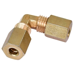 UNIÃO DE COMPRESSÃO COTOVELO COM ANILHA E SEM INSERT DE METAL DE 6MM - CONE91