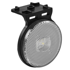 LANTERNA LATERAL CRISTAL FLEXÍVEL DAS CARRETAS RANDON COM SUPORTE DE CONECTOR E LED BIVOLT - LANT83B-CR-LED
