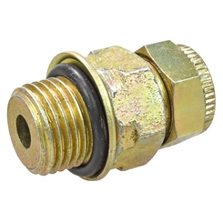 CONEXÃO RETA MACHO E INSTANTÂNEA DE METAL PARA TUBO DE 08MM E ROSCA M16 - CONE119