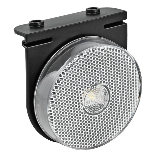 LANTERNA LATERAL CRISTAL FLEXÍVEL DE LED COM SUPORTE E FIO - LANT08J-CR-LED