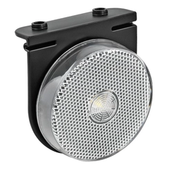 LANTERNA LATERAL CRISTAL FLEXÍVEL DE LED COM SUPORTE E FIO - LANT08J-CR-LED