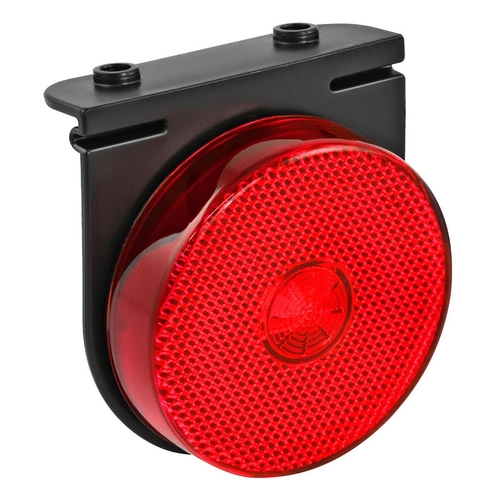 LANTERNA LATERAL VERMELHA FLEXÍVEL DE LED COM SUPORTE E FIO - LANT08J-VM-LED