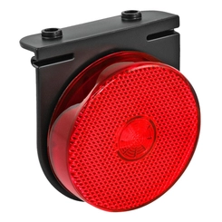LANTERNA LATERAL VERMELHA FLEXÍVEL DE LED COM SUPORTE E FIO - LANT08J-VM-LED