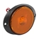 LANTERNA AMARELA DO PEITO DAS CARRETAS DE LED COM SUPORTE E FIO DE 2 VIAS - LANT84-AM-LED