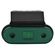 LANTERNA LATERAL VERDE COM SUPORTE E FIO DE 2 VIAS DE LED BIVOLT DAS CARRETAS FACCHINI - LANT121A-VD