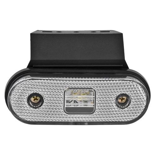 LANTERNA LATERAL CRISTAL DAS CARRETAS FACCHINI DE LED BIVOLT COM SUPORTE E FIO DE 2 VIAS - LANT121A-CR