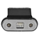 LANTERNA LATERAL CRISTAL DAS CARRETAS FACCHINI DE LED BIVOLT COM SUPORTE E FIO DE 2 VIAS - LANT121A-CR