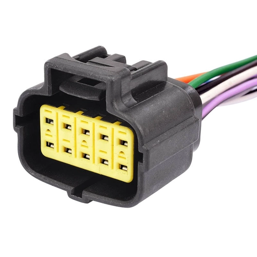 CONECTOR ELÉTRICO FÊMEA DE 10 VIAS DO FAROL DO SCANIA - CONE63