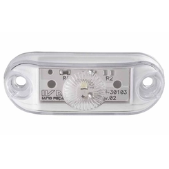 LANTERNA CRISTAL DELIMITADORA DE LED COM FIO - LANT85-CR
