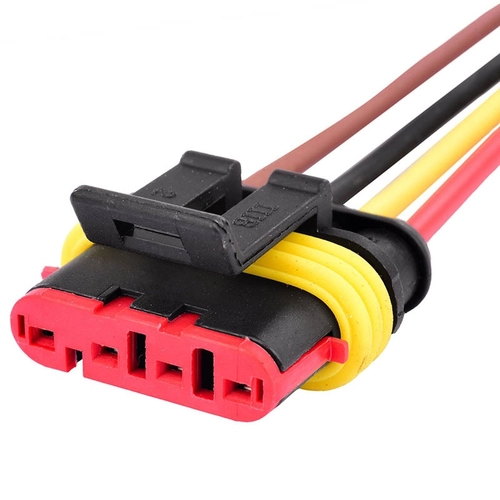 CONECTOR ELÉTRICO FÊMEA DE 4 VIAS DO FAROL DO IVECO (004 UN.) - CONE66