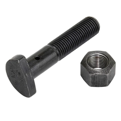 PARAFUSO ROSCA GROSSA COM PORCA DA RODA RAIADA DE 18X85MM - PARA01A