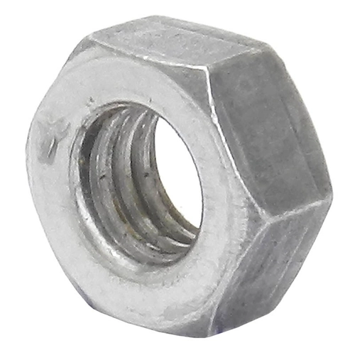 PORCA DE PARAFUSO SIMPLES COM BITOLA DE 6MM E CHAVE DE 10MM COM ROSCA GROSSA (200 UN.) - PORC119