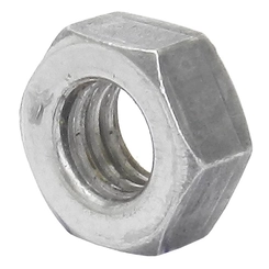 PORCA DE PARAFUSO SIMPLES COM BITOLA DE 6MM E CHAVE DE 10MM COM ROSCA GROSSA (200 UN.) - PORC119