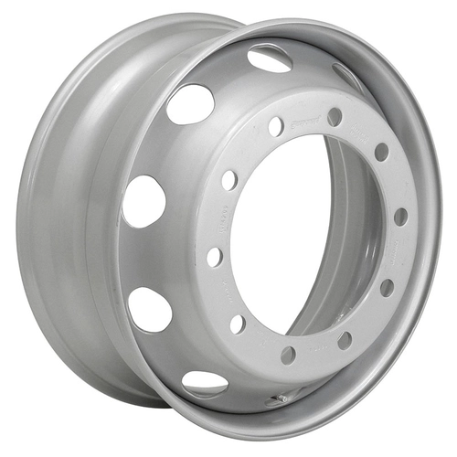 RODA DE AÇO SEM CÂMARA DE 8.25X22.5 PARA PNEU 295 COM BICO - RODA01A-I