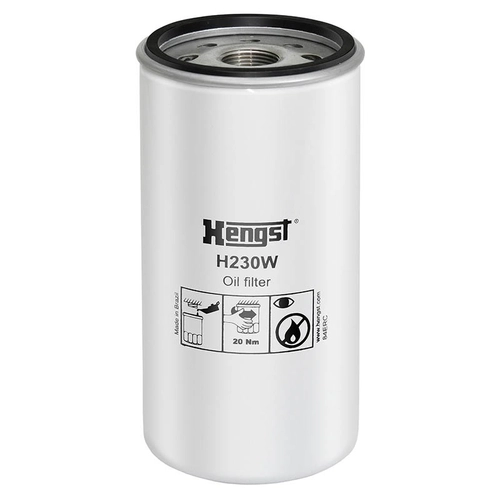 FILTRO DE ÓLEO LUBRIFICANTE ROSQUEÁVEL DO MOTOR DO IVECO - H230WW