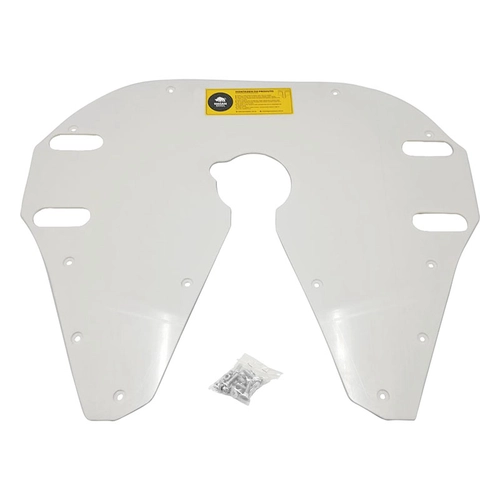 PROTETOR DE QUINTA RODA MODELO JSK37C DA JOST COM KIT DE FIXAÇÃO DE FURAÇÃO FABBOF BRANCO - PROT20F-BR