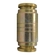 UNIÃO INSTANTÂNEA RETA DE METAL DE 3/8" (010 UN.) - RODO36C-F