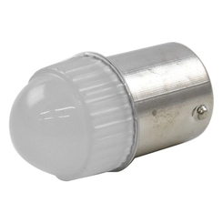 LÂMPADA DE LED DE 24V MODELO 1141 / 67 COM 03 LEDS BRANCO E BULBO DE 01 POLO (010 UN.) - LAMP20B-LED-I