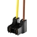 SOQUETE DE PLÁSTICO PARA LÂMPADA MODELO H7 COM FIO DE 1.5MM (005 UN.) - SOQU03