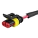 CONECTOR ELÉTRICO DE 2 VIAS PARA LANTERNAS LATERAIS DAS CARRETAS E FARÓIS DE NEBLINA E MILHA DO SCANIA - CONE50B
