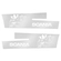 CONJUNTO DE APLIQUE DO ESTRIBO COM LOGO DO SCANIA - APLI49