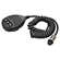 MICROFONE PTT PARA RÁDIO PX RP-80 COM CONEXÃO DE 04 PINOS MODELO AQUÁRIO - MICR05-I