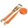 CONJUNTO DE AMARRAÇÃO DE 5 TONELADAS COM CINTA DE 8,70M X 50MM E CATRACA DE 0,50M X 50MM COM GANCHO J LARANJA - CONJ05G-LJ-I
