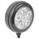 FAROL AUXILIAR 80MM UNIVERSAL COM 6 LEDS BIVOLT E FIO DE 2 VIAS REDONDO PRETO COM LUZ BRANCA - FARO95