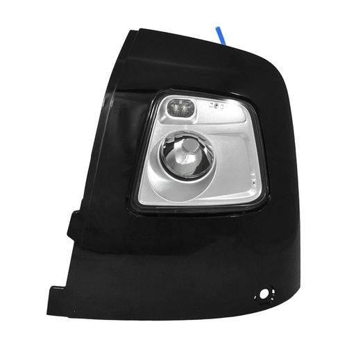 ACABAMENTO DO CANTO SUPERIOR DA CABINE COM FAROL DE MILHA DO VOLVO LADO ESQUERDO - ACAB101-E-DIP