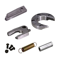 KIT COMPLETO DO CONJUNTO DE TRAVAMENTO DA QUINTA RODA JOST DE 2" COM DISCO DE 4 FUROS - KITS159