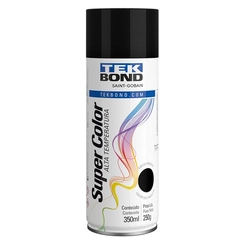 TINTA SUPERCOLOR PARA ALTA TEMPERATURA DE 350ML COM 250 GRAMAS DE COR PRETO BRILHANTE - TINT11-I
