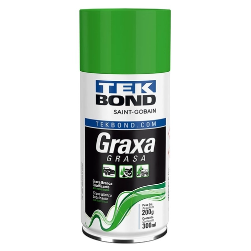 GRAXA DE SPRAY DE 200G COM 300ML NA COR BRANCA - GRAX12B-I
